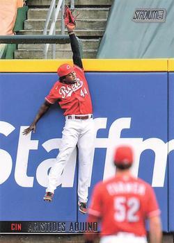 #161 Aristides Aquino - Cincinnati Reds - 2021 Stadium Club Baseball
