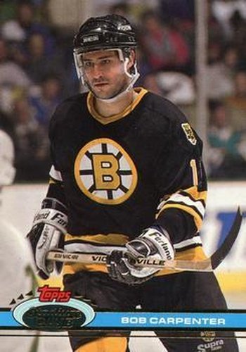 #161 Bob Carpenter - Boston Bruins - 1991-92 Stadium Club Hockey