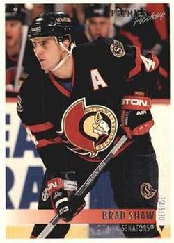 #161 Brad Shaw - Ottawa Senators - 1994-95 Topps Premier Hockey
