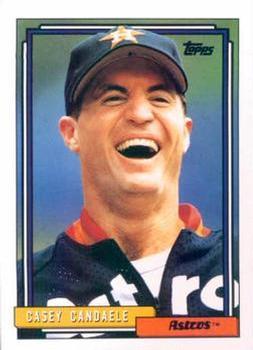#161 Casey Candaele - Houston Astros - 1992 Topps Baseball