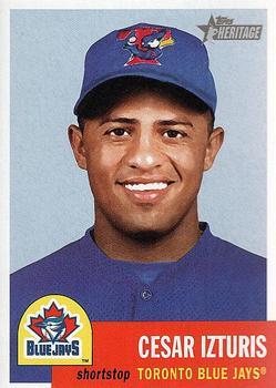 #161 Cesar Izturis - Toronto Blue Jays - 2002 Topps Heritage Baseball