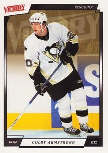 #161 Colby Armstrong - Pittsburgh Penguins - 2006-07 Upper Deck Victory Hockey