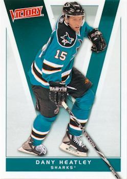 #161 Dany Heatley - San Jose Sharks - 2010-11 Upper Deck Victory Hockey