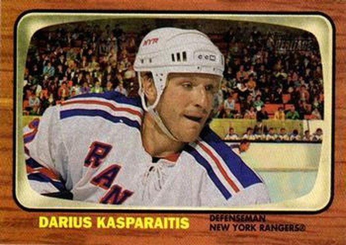 #161 Darius Kasparaitis - New York Rangers - 2002-03 Topps Heritage Hockey