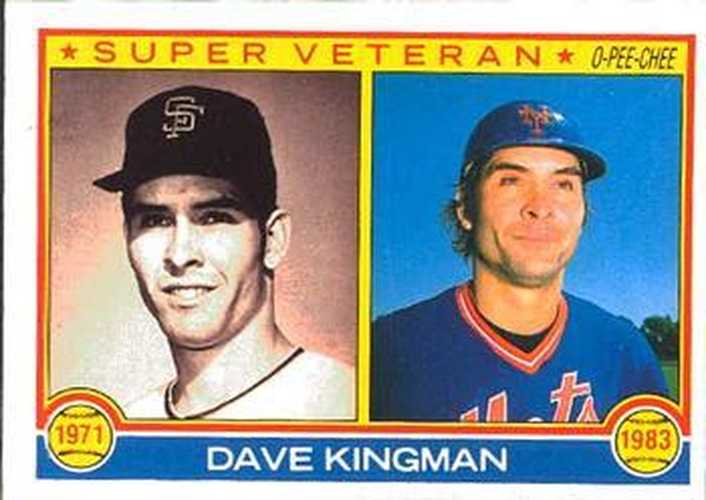 #161 Dave Kingman - San Francisco Giants / New York Mets - 1983 O-Pee-Chee Baseball