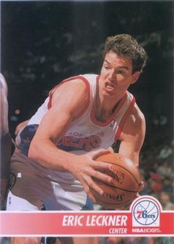 #161 Eric Leckner - Philadelphia 76ers - 1994-95 Hoops Basketball
