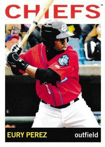 #161 Eury Perez - Syracuse Chiefs - 2013 Topps Heritage Minor League Baseball