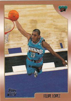 #161 Felipe Lopez - Vancouver Grizzlies - 1998-99 Topps Basketball