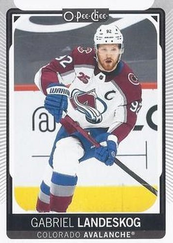 #161 Gabriel Landeskog - Colorado Avalanche - 2021-22 O-Pee-Chee Hockey