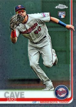 #161 Jake Cave - Minnesota Twins - 2019 Topps Chrome Baseball