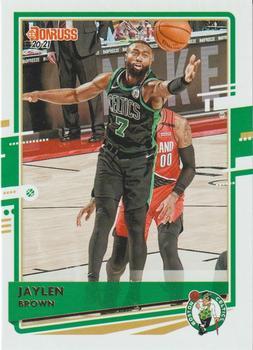 #161 Jaylen Brown - Boston Celtics - 2020-21 Donruss Basketball