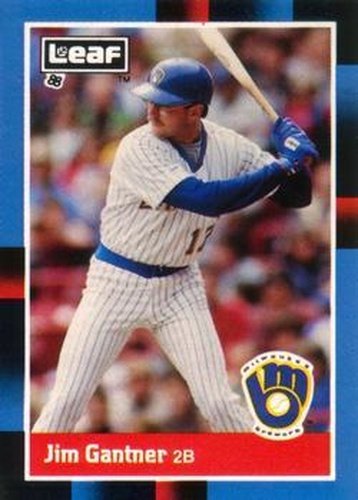 #161 Jim Gantner - Milwaukee Brewers - 1988 Leaf Baseball