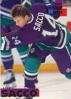 #161 Joe Sacco - Anaheim Mighty Ducks - 1994-95 Stadium Club Hockey