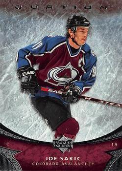 #161 Joe Sakic - Colorado Avalanche - 2006-07 Upper Deck Ovation Hockey