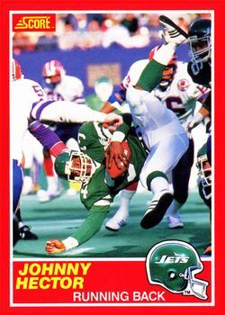 #161 Johnny Hector - New York Jets - 1989 Score Football