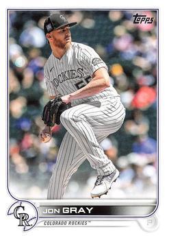 #161 Jon Gray - Colorado Rockies - 2022 Topps Baseball