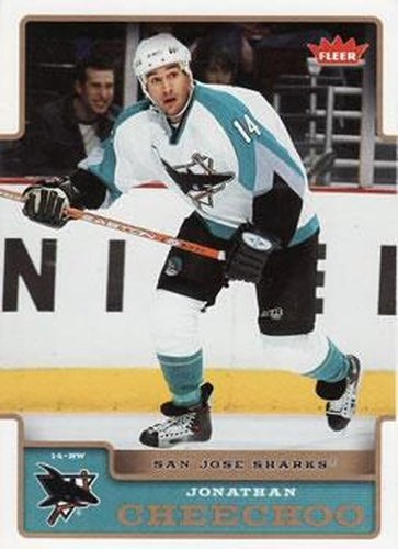 #161 Jonathan Cheechoo - San Jose Sharks - 2006-07 Fleer Hockey