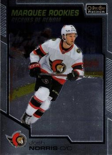 #161 Josh Norris - Ottawa Senators - 2020-21 O-Pee-Chee Platinum Hockey