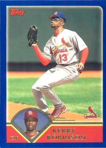 #161 Kerry Robinson - St. Louis Cardinals - 2003 Topps Baseball