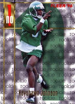 #161 Keyshawn Johnson - New York Jets - 1996 Fleer Football