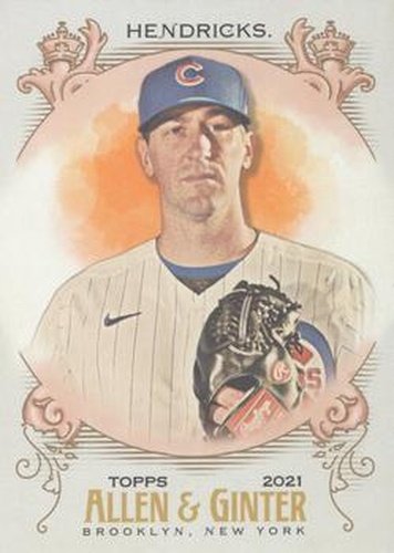 #161 Kyle Hendricks - Chicago Cubs - 2021 Topps Allen & Ginter Baseball