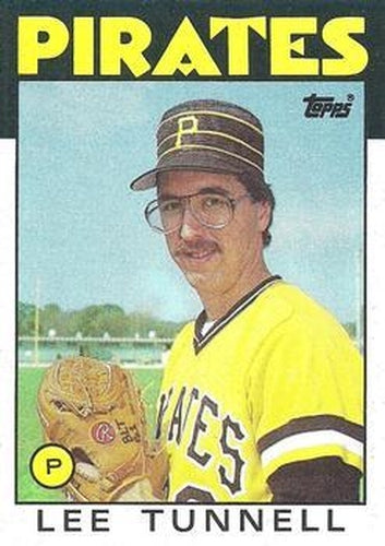 #161 Lee Tunnell - Pittsburgh Pirates - 1986 Topps Baseball
