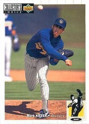 #161 Mark Kiefer - Milwaukee Brewers - 1994 Collector's Choice Baseball