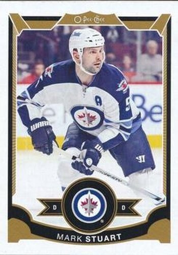 #161 Mark Stuart - Winnipeg Jets - 2015-16 O-Pee-Chee Hockey