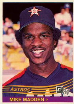#161 Mike Madden - Houston Astros - 1984 Donruss Baseball