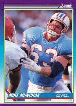 #161 Mike Munchak - Houston Oilers - 1990 Score Football