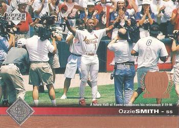 #161 Ozzie Smith - St. Louis Cardinals - 1997 Upper Deck Baseball