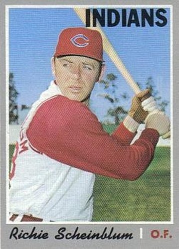 #161 Richie Scheinblum - Cleveland Indians - 1970 Topps Baseball