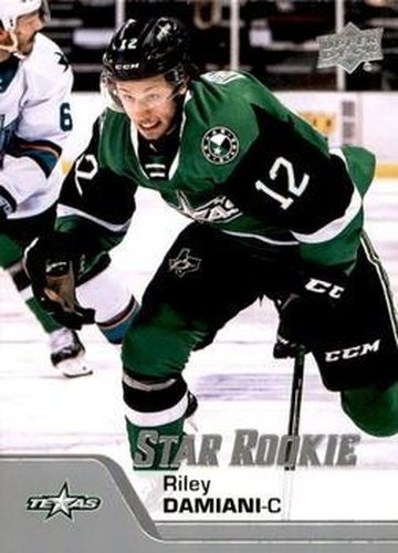#161 Riley Damiani - Texas Stars - 2020-21 Upper Deck AHL Hockey
