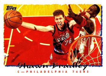 #161 Shawn Bradley - Philadelphia 76ers - 1994-95 Topps Basketball