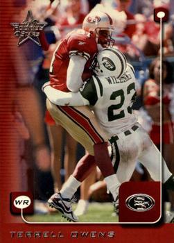 #161 Terrell Owens - San Francisco 49ers - 1999 Leaf Rookies & Stars Football