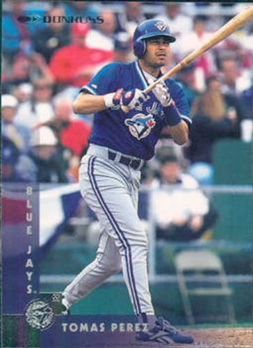 #161 Tomas Perez - Toronto Blue Jays - 1997 Donruss Baseball