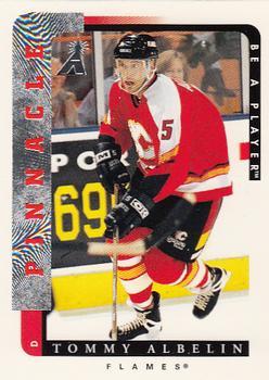 #161 Tommy Albelin - Calgary Flames - 1996-97 Pinnacle Be a Player Hockey