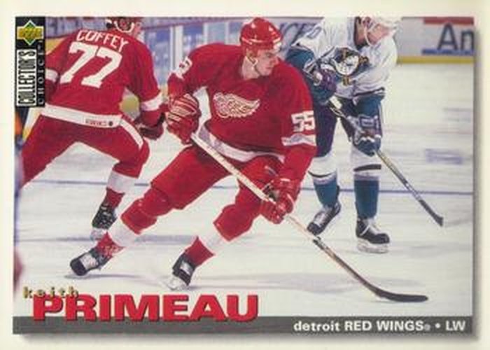 #161 Keith Primeau - Detroit Red Wings - 1995-96 Collector's Choice Hockey