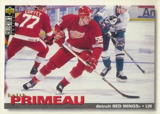 #161 Keith Primeau - Detroit Red Wings - 1995-96 Collector's Choice Hockey