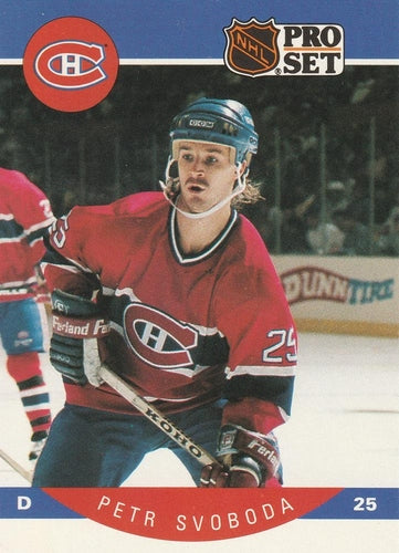 #161 Petr Svoboda - Montreal Canadiens - 1990-91 Pro Set Hockey