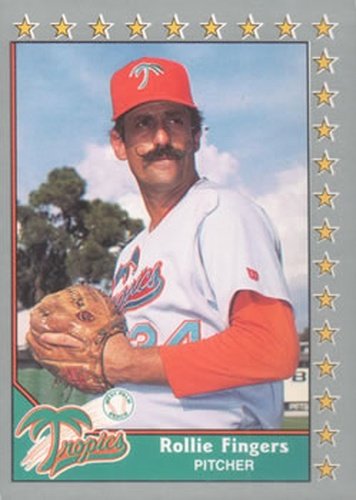 #161 Rollie Fingers - West Palm Beach Tropics - 1990 Pacific Senior League Baseball