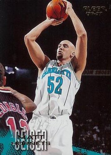 #161 Matt Geiger - Charlotte Hornets - 1996-97 Fleer Basketball