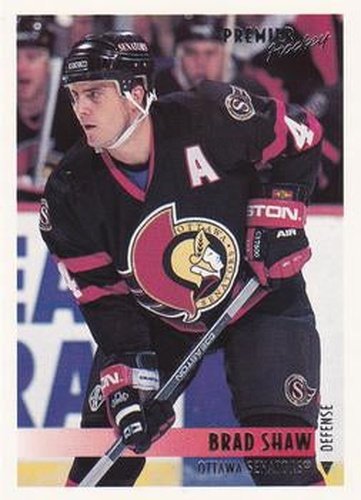 #161 Brad Shaw - Ottawa Senators - 1994-95 O-Pee-Chee Premier Hockey