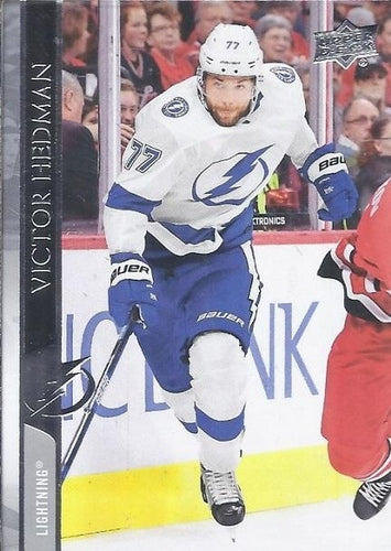 #161 Victor Hedman - Tampa Bay Lightning - 2020-21 Upper Deck Hockey