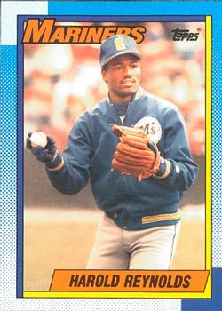 #161 Harold Reynolds - Seattle Mariners - 1990 O-Pee-Chee Baseball