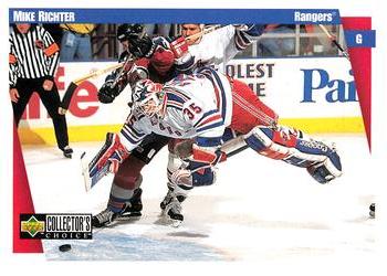 #161 Mike Richter - New York Rangers - 1997-98 Collector's Choice Hockey