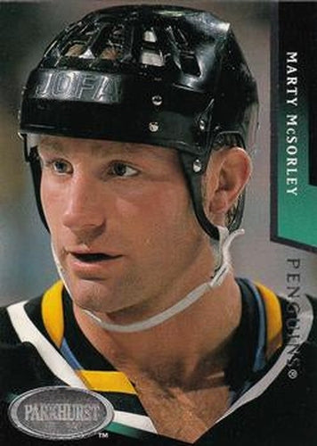 #161 Marty McSorley - Pittsburgh Penguins - 1993-94 Parkhurst Hockey