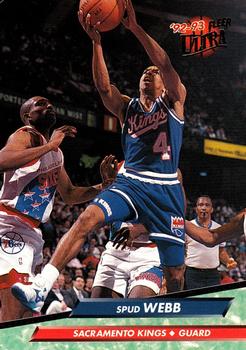 #161 Spud Webb - Sacramento Kings - 1992-93 Ultra Basketball