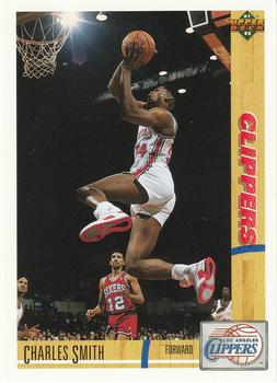 #161 Charles Smith - Los Angeles Clippers - 1991-92 Upper Deck Basketball