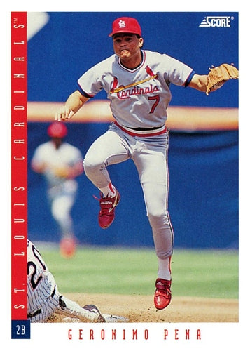 #161 Geronimo Pena - St. Louis Cardinals - 1993 Score Baseball